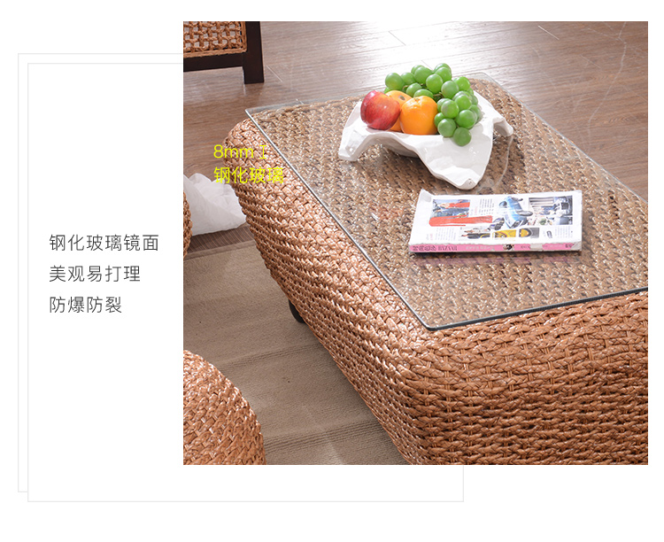 Nội thất mây mây ghế sofa ngoài trời phòng khách mây đơn giản hiện đại mây mây sofa kết hợp sofa nhỏ căn hộ - Bộ đồ nội thất tủ trang trí phòng khách