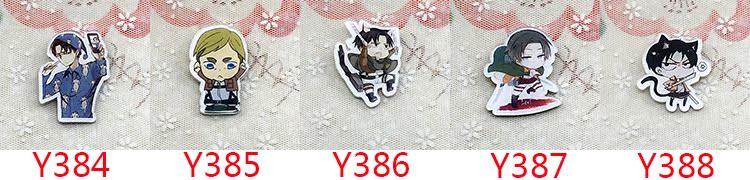 Tấn công vào huy hiệu khổng lồ anime trâm nóng phiên bản Q huy hiệu anime trung đoàn lính đánh thuê huy hiệu trâm cài áo đại