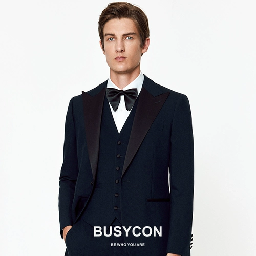 Мужской синий цветной модный комплект, костюм для отдыха, платье, пиджак классического кроя