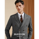 Шерстяной классический костюм, пиджак классического кроя, комплект, 3 предмета