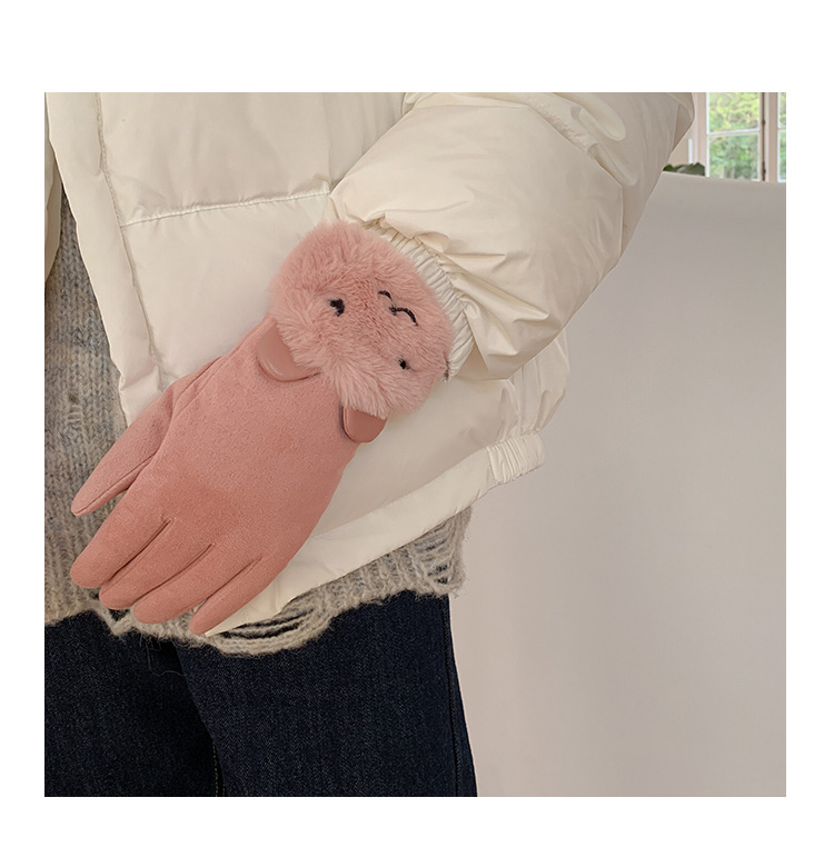 Femmes Mode Impression Mélange De Fibres Chimiques Gants 1 Paire display picture 4