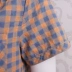 Áo sơ mi nữ chất liệu cotton ngắn tay mùa hè trung niên XL nữ siêu mỏng kẻ sọc cotton áo thun - Quần áo của mẹ áo cho mẹ Quần áo của mẹ