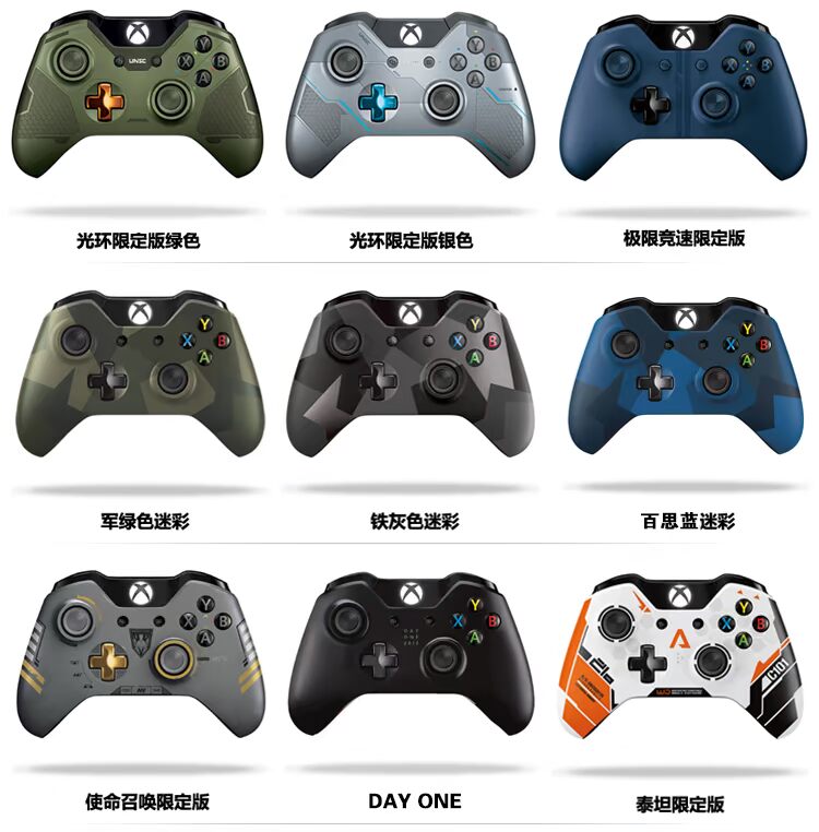 Microsoft xbox một bộ điều khiển không dây gốc pc bộ điều khiển trò chơi máy tính XBOXONE Bluetooth phiên bản S / X mới tay cầm ps4 cho pc