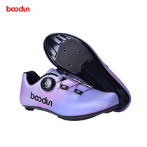 Riding Shoes Bike Lock Shoes Lady Special Enjoy BODUN Outdoor Road Section Bike Shoes Nylon Bottom Professional Lock Shoes