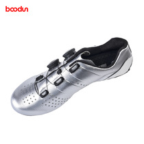 BOODUN riding shoes lock shoes carbon fiber bottom electrosilvered professional bike road car Botton breathable bike shoes