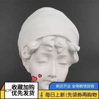 British girl plaster figure head sketch teaching aids decorative sculpture ornaments European model statue Man New