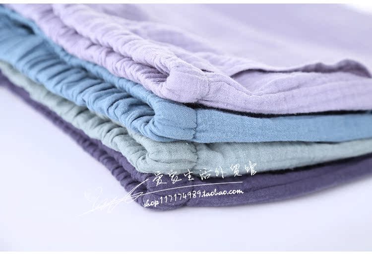 Mùa hè của phụ nữ quần short cotton phần mỏng lỏng gạc vải rửa sạch bông ba quần nhà nữ ngắn ngủ quần