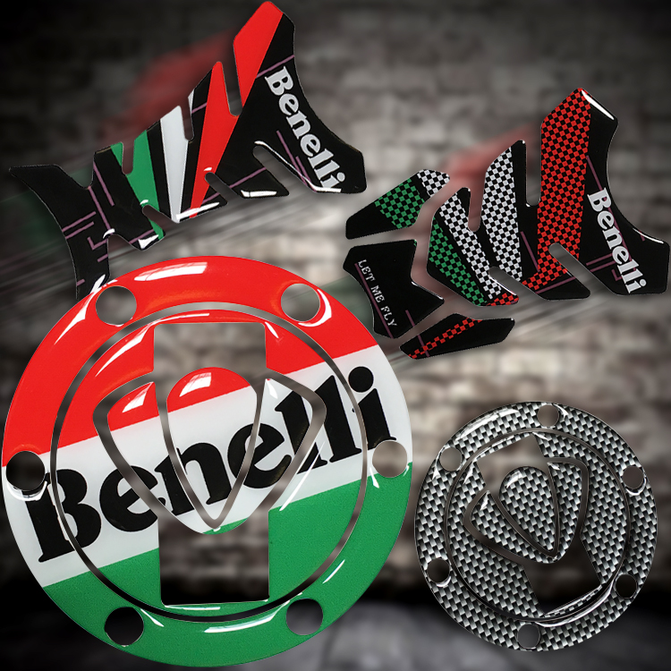 Suitable for Benali BJ600 Huanglong 600 Huanglong 300 Blue Baolong 502C modified fuel tank cover decal fishbone sticker