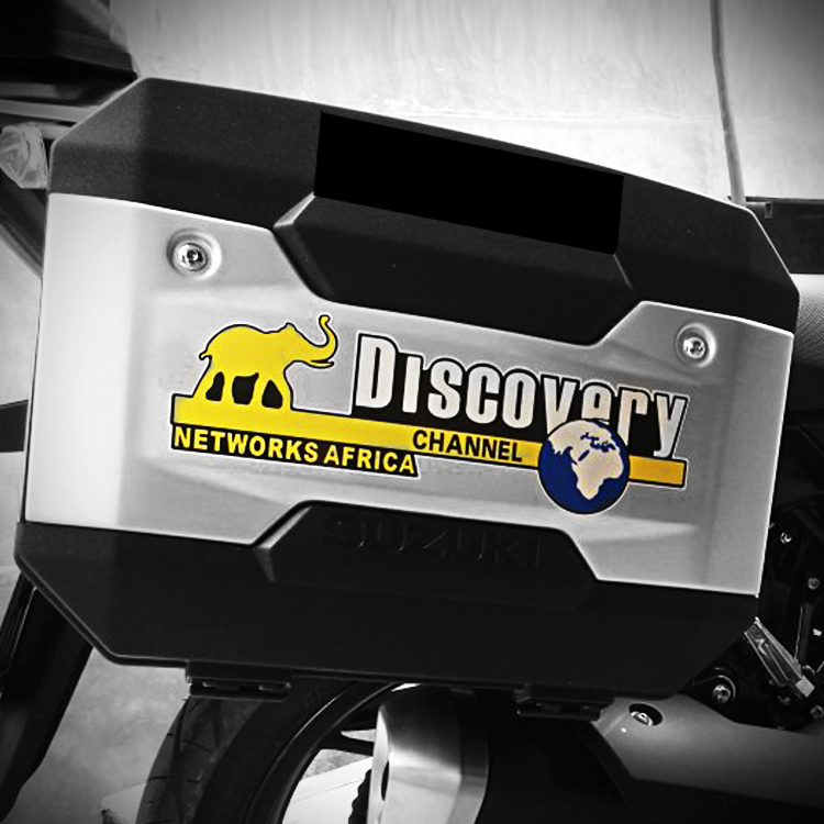 Motorcycle side box sticker CB190 car trunk GW Yellow Dragon DL 250 reflective exploration elephant pair price