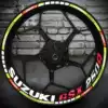Motorcycle wheel stickers text stickers GSX 250R bell MU wheel stickers reflective waterproof stickers wheel stickers