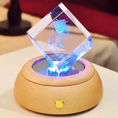 Music Box Music Box Sky City Romantic Creative Birthday Girlfriend to send wife girl Tanabata Valentine's Day gift