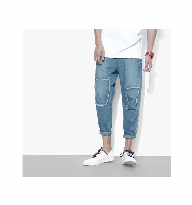 Jeans pour adolescent Sarouel en coton pour été - Ref 1481662 Image 12