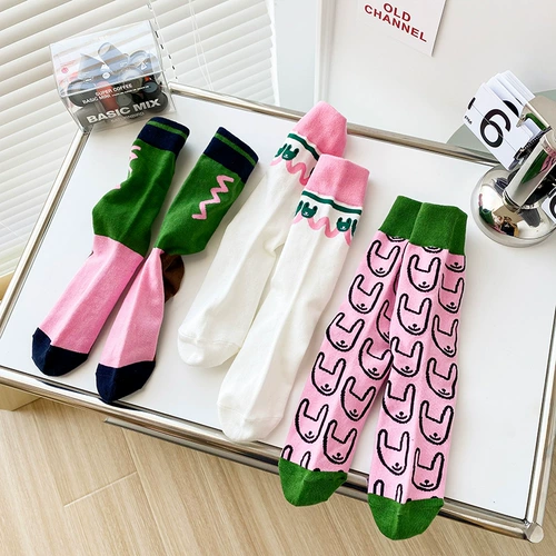 Tide, мультяшные японские брендовые носки, средней длины