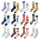 CrazySox оригинальные осенне-зимние носки из асимметричного гребенчатого хлопка AB, креативные мужские и женские модные парные носки в сеточку с красной уткой-мандаринкой mini 1