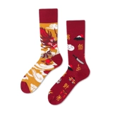 Сумасшедшая оригинальная асимметричная карта приливы 鸳 Уличная женская