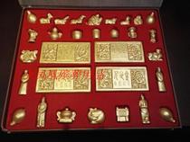 New traditional suit of handmade terracotta Warriors according to the traditional custom of a complete set of burial and burial with burial at the same time