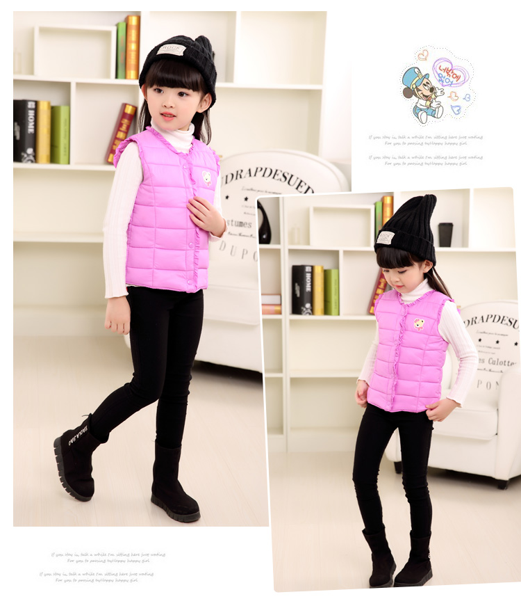 Gilet fille en polyester - Ref 2071147 Image 13