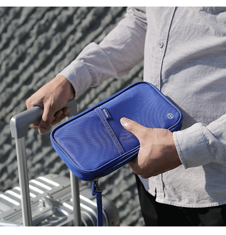 Визитница 出国旅行防水证件收纳包机票夹随身便携rfid防盗多功能卡包护照包 Potravel. design