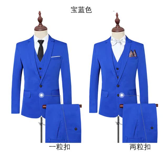 Bộ đồ vest nam ba mảnh phù hợp với chú rể mới kinh doanh đầm công sở 6XL size lớn phù hợp với quần áo bảo hộ lao động chuyên nghiệp áo vest dạ nam