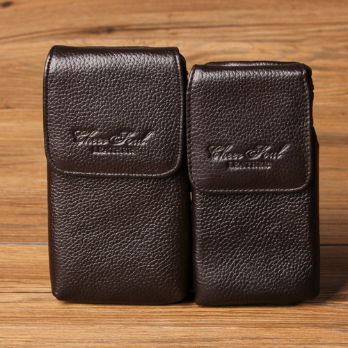 Apple, мужская поясная сумка, ремень, кожаный мобильный телефон, из натуральной кожи, 5.5 дюймов, 5.8 дюймов, 6.5 дюймов