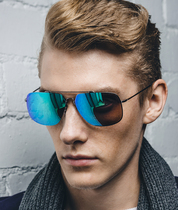 Baosheng polarized sun glasses mens drivers mirror driving glasses mens sunglasses mens tide PS7003