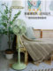 Retro fan metal floor fan household 12-inch shaking head vertical large air volume vintage European antique electric fan