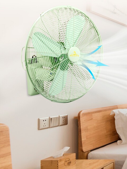 Antique wall fan metal hanging wall hanging fan restaurant restaurant kitchen retro electric fan Laobi fan commercial industry