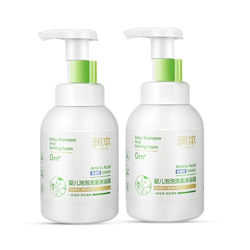 润本 Средство детской гигиены, детский шампунь, гель для душа, 350 мл