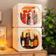 Desktop wine rack storage rack home dormitory mini wine cabinet grid display rack bar small wine grid storage cabinet
