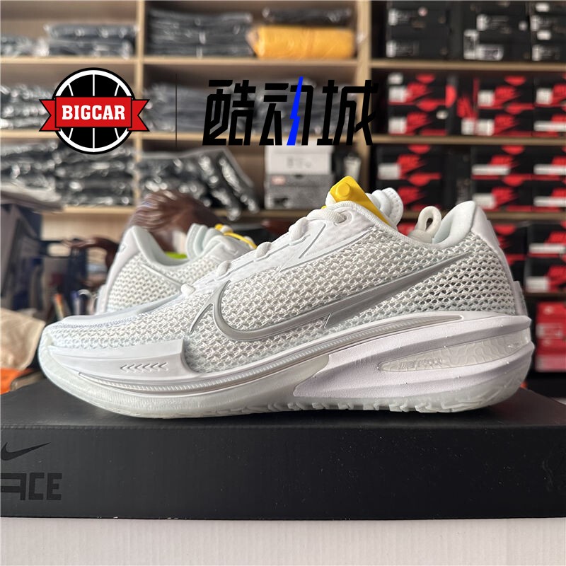 Nike Zoom G.T. Cut1 White Silver Actual Performance Basketball Shoes Cz0175-102 006