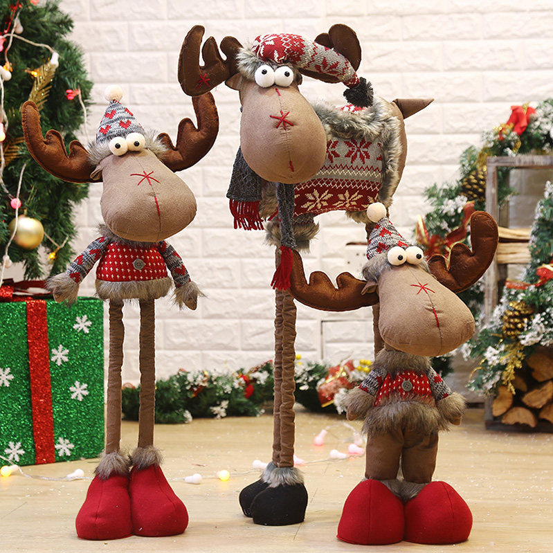 Christmas Elk Deer Standing Paparazzi Christmas Tree Snowman Paparazzi Scene Pendulum A Christmas Gift Christmas Decorations