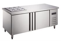 Owari double-door flat freezer sandwich Workbench refrigerated salad table refrigerator sushi console