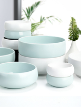 Melamine small Bowl imitation porcelain plastic bowl Fahai Bowl creative personality Korean round bowl mixed rice bowl kimchi bowl kimchi soup bowl commercial