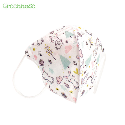 日本greennose绿鼻子儿童口罩男女宝宝婴幼儿透气防风防尘1-12岁