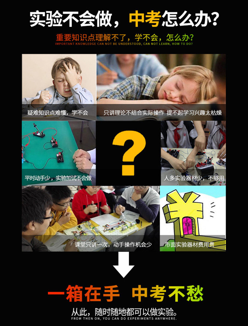 初中物理 电学电路实验器材全套 图1