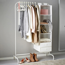 Household bedroom living room wrought iron simple Mulig drying rack Drying rack Hanging rack Floor-to-ceiling coat rack