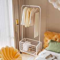 Clothes rack floor-standing bedroom clothes drying rack removable storage storage coat rack home simple dormitory small