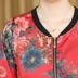 Áo mẹ mùa hè mỏng phần cổ áo chống nắng áo khoác nữ trung niên đoạn ngắn áo lụa đồng phục cỡ lớn - Quần áo của mẹ mẫu áo sơ mi cho u60 Quần áo của mẹ