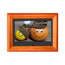 Brand new 7-inch solid wood digital photo frame electronic photo frame display wall-mounted swing table gift player electronic album