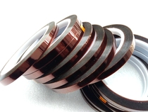 Gold finger high temperature tape imported Brown insulation tape transformer foreskin bandwidth 8MM * 26 meters high viscosity