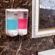 Yegao plastic soap dispenser Toilet Liquid bottle manual hand sanitizer liquid box waterproof wall-mounted