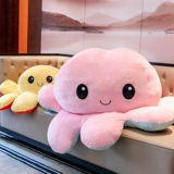 Кукла для рыбалки, плюшевая игрушка, шлем, подушка, осьминог