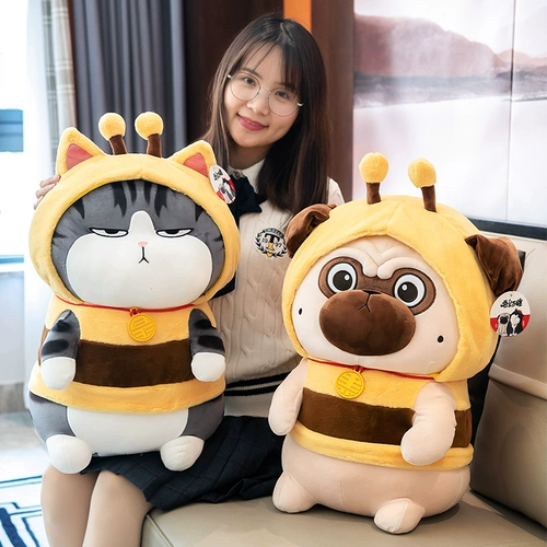 Кукла, плюшевая игрушка, подушка, кот, пчела, подарок на день рождения