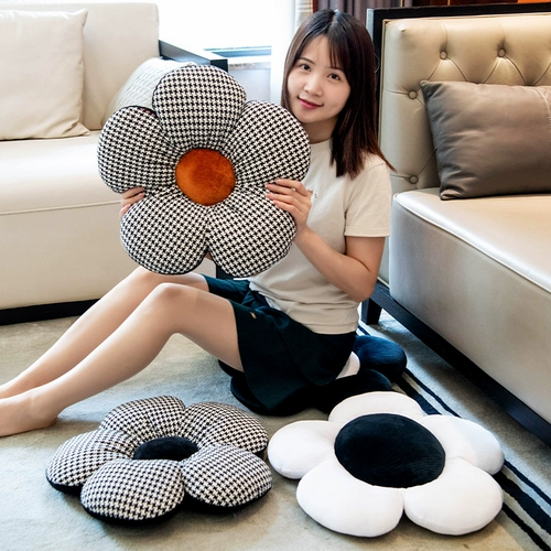 Подушка, плюшевая игрушка, кукла, милый диван, в цветочек, подсолнух