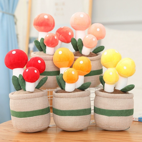 Милая кукла в форме цветка, плюшевая игрушка, в цветочек