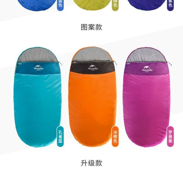 Huấn luyện quân sự lớn túi ngủ học sinh túi ngủ mùa xuân và mùa hè mỏng phần bốn mùa du lịch ngoài trời cắm trại nghỉ trưa nghỉ túi xách tay cotton ngủ - Túi ngủ