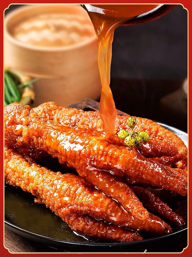 15pcs*18g chicken feet and tiger skin chicken feet are delicious