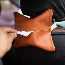 Car towels Hanging box Living room car minimalist light and luxurious windmill with containing armrest box car paper towel box net red