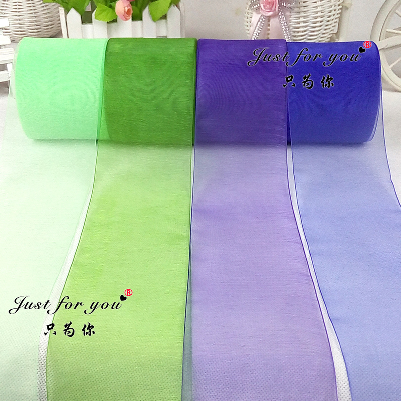 7.5cm Snow Gauze Ribbon, Transparent Ribbon, Streamer, Hair Accessory, Bow Tie, Wedding Gift Packaging, Clothing Accessories