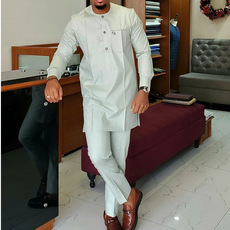 Разные костюмы 2022非洲风男士休闲套装african men's fashion two